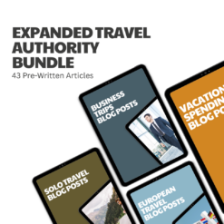 Expanded Travel Authority Bundle – 43 Pre-Written Articles