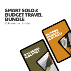 Smart Solo & Budget Travel Bundle – 13 Pre-Written Articles